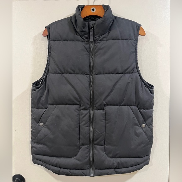 Jackets & Blazers - Charcoal Puffy Vest S